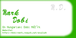 mark dobi business card